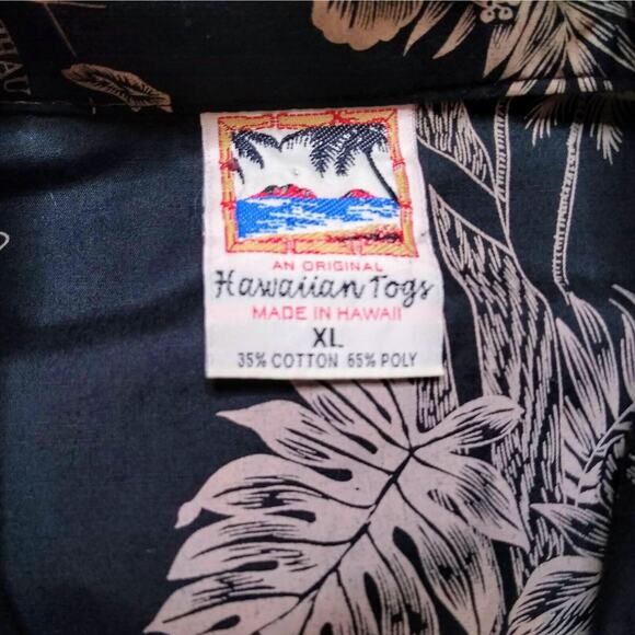 Vintage Hawaiian Togs Shirt Men’s Size XL Hawaii Island Short Sleeve Button Down - Picture 6 of 6